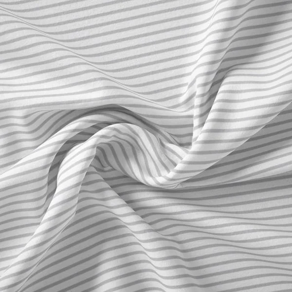 Hickory Stripe - Light Gray
