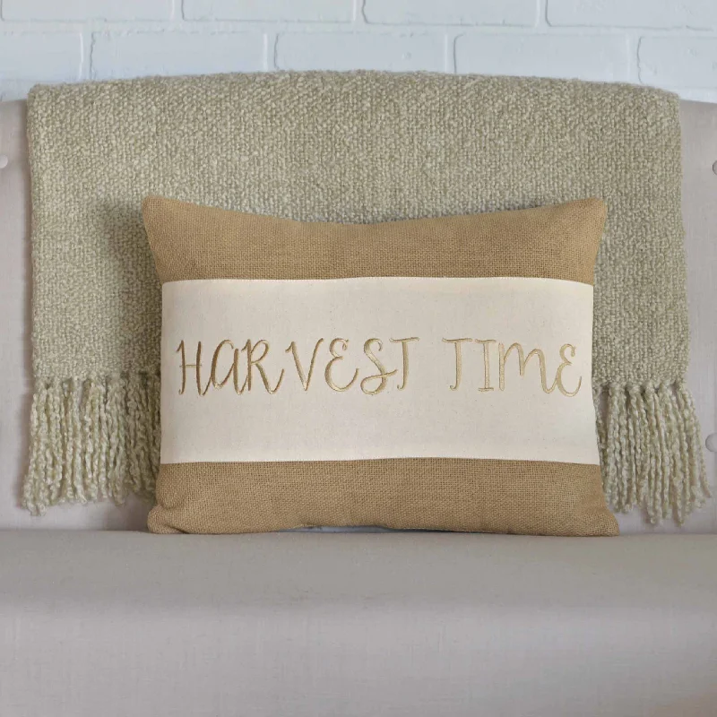 Round Pillows for Boho-Style InteriorsHarvest Time Embroidered Pillow