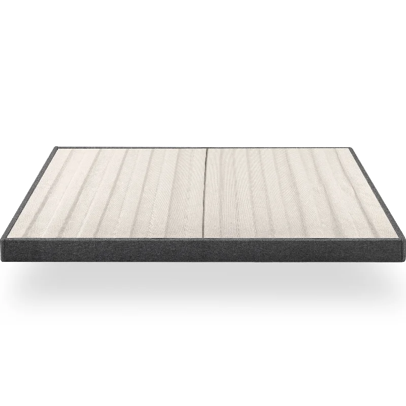 Wool - filled mattresses for natural insulation and moisture - wickingPriage by ZINUS Upholstered Metal and Wood Box Spring, 4 Inch Mattress Foundation Wool - filled mattresses for natural insulation and moisture - wickingPriage by ZINUS Upholstered Metal and Wood Box Spring, 4 Inch Mattress Foundation