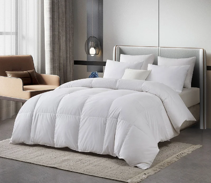 Down Alternative Pillows for Ethical ChoicesSerta Tencel Cotton Blend All Season European White Down Comforter