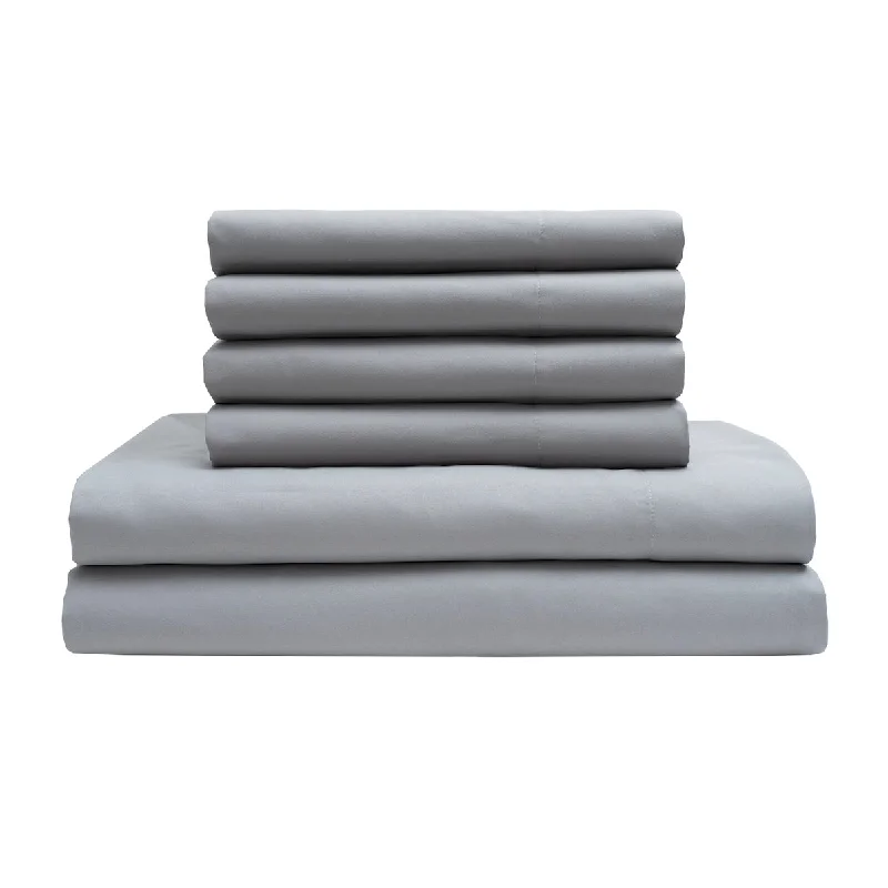 Quilted Cotton Sheets for a Warm and Inviting BedAnti-Microbial Solid Super Sheet w/ Bonus Pillowcase
