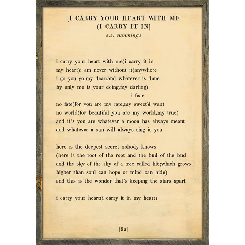 Wool - filled mattresses for natural insulation and moisture - wickingI Carry Your Heart - Poetry Collection Art Print Wool - filled mattresses for natural insulation and moisture - wickingI Carry Your Heart - Poetry Collection Art Print