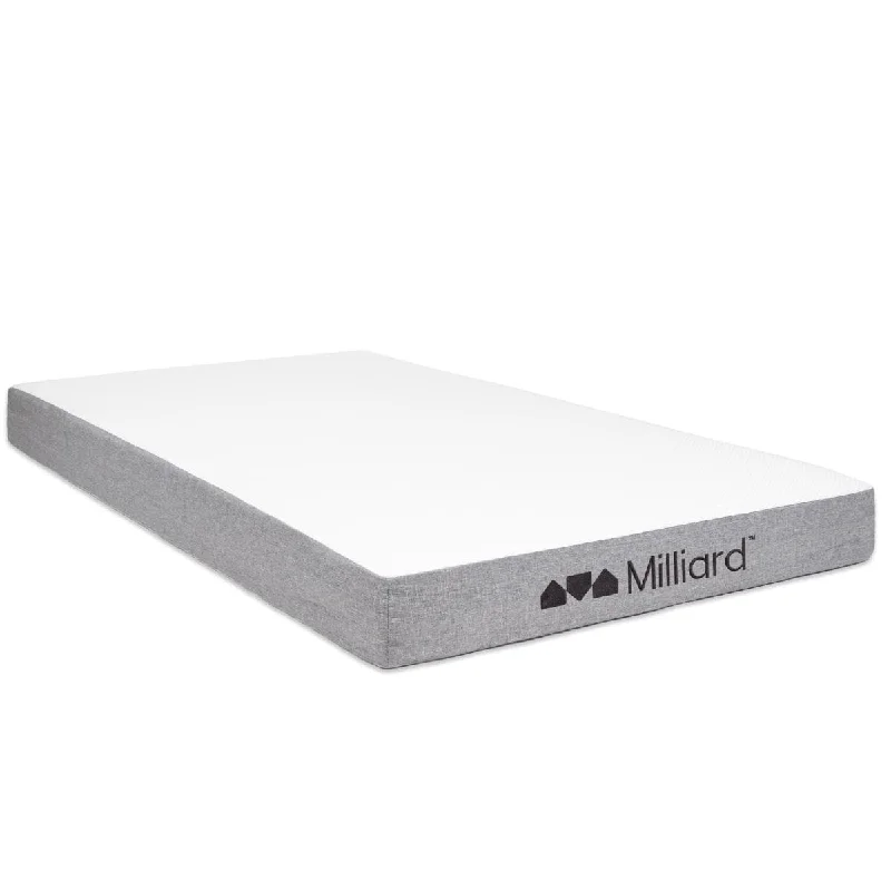 Gel - infused memory foam mattresses for cooler sleepMilliard 5 in. Memory Foam Mattress - for Bunk Bed, Daybed, Trundle or Folding Bed Replacement (Twin) Gel - infused memory foam mattresses for cooler sleepMilliard 5 in. Memory Foam Mattress - for Bunk Bed, Daybed, Trundle or Folding Bed Replacement (Twin)