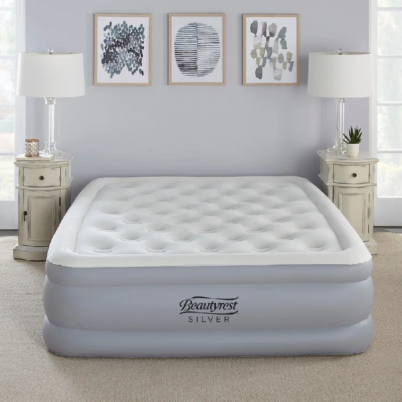 Organic cotton mattresses for a chemical - free sleep surfaceBeautyrest Silver 18-inch Queen Size Everfirm Adjustable Comfort Dual Coil Pillowtop Raised Air Bed Mattress with Built-in Pump Organic cotton mattresses for a chemical - free sleep surfaceBeautyrest Silver 18-inch Queen Size Everfirm Adjustable Comfort Dual Coil Pillowtop Raised Air Bed Mattress with Built-in Pump