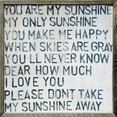 Innerspring mattresses with coil counts for supportART PRINT - You Are My Sunshine Vintage