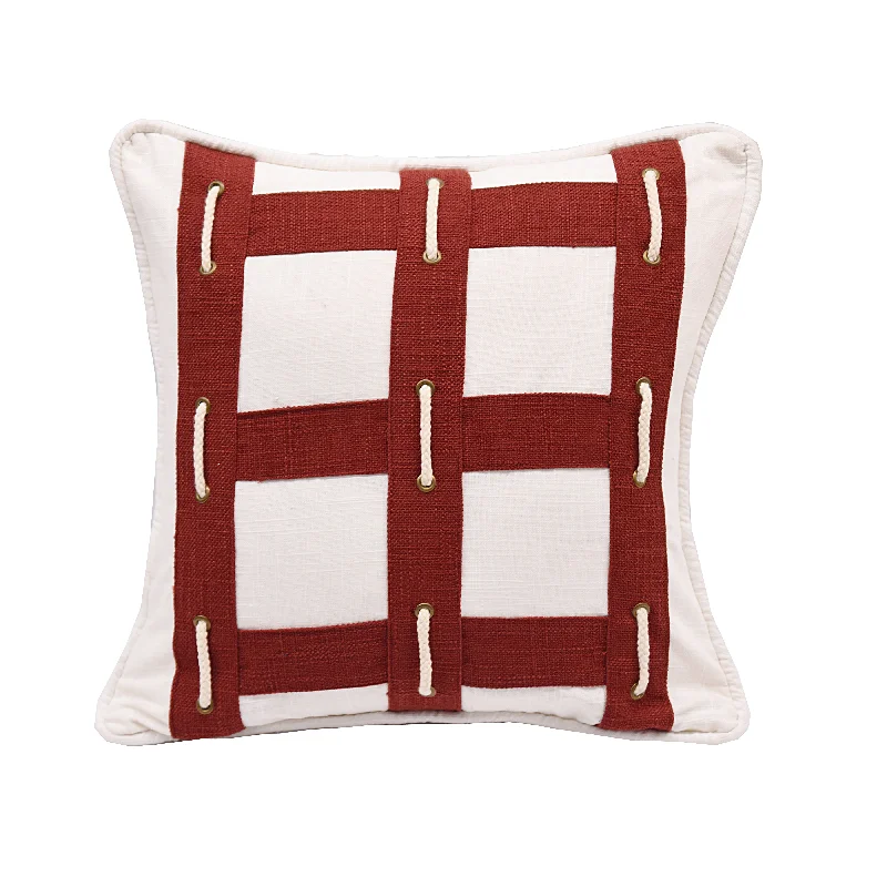 Down Alternative Pillows for Ethical ChoicesHiEnd Accents linen Pillow Rope