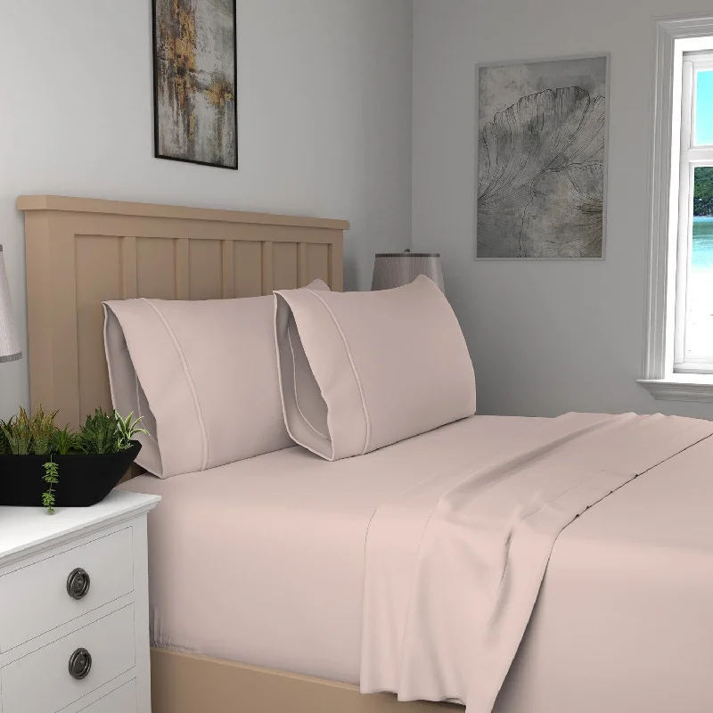 Jersey - Knit Sheets for a Comfortable and Casual BedPurity Home Cotton Breathable And Lightweight Deep Pocket Sheet Set