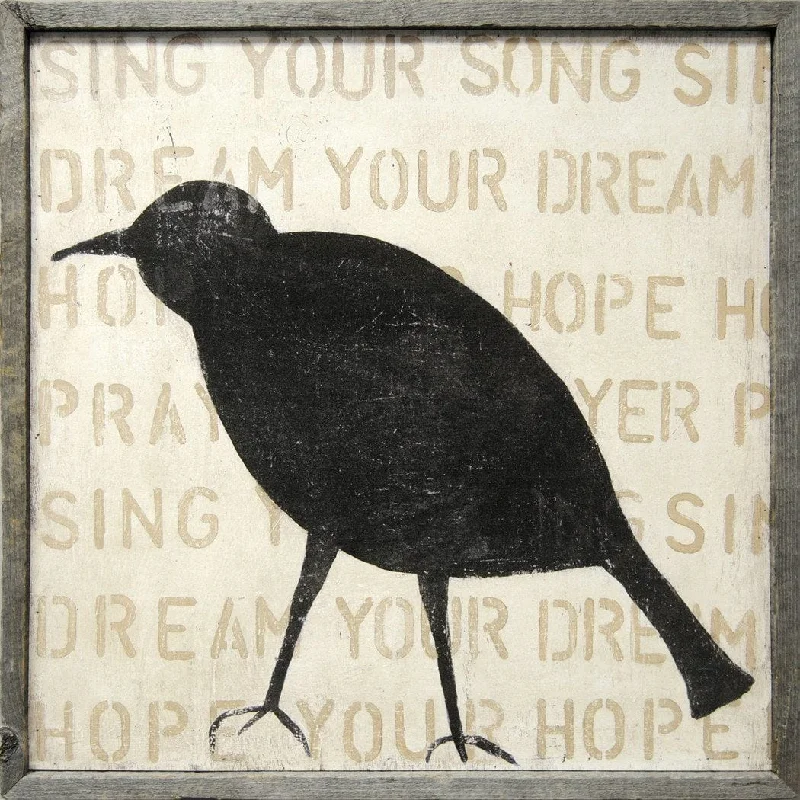 King - size mattresses for spacious master bedroomsART PRINT - Bird Silhouette