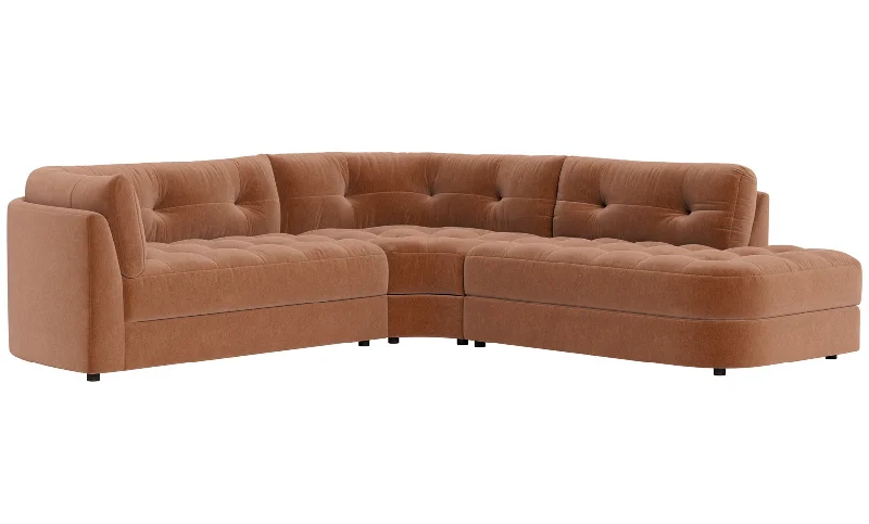 King - size mattresses for spacious master bedroomsJuniper 3-Piece Sectional