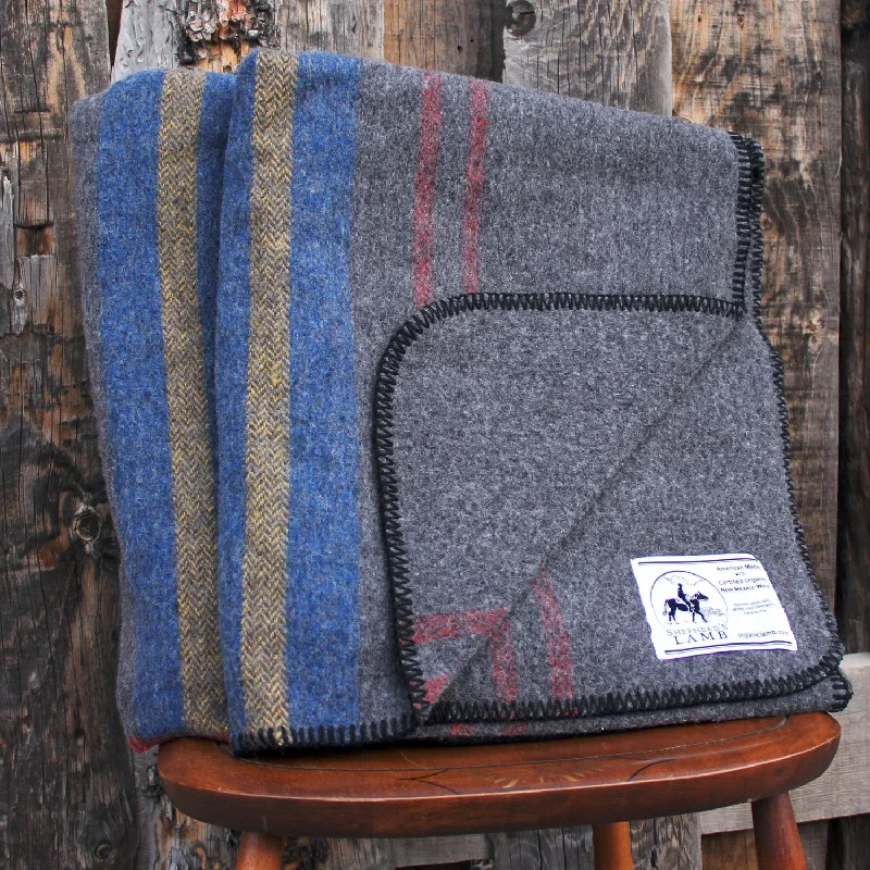 Firm Pillows for Side SleepersShepherd's Lamb Grey Organic Wool Blanket