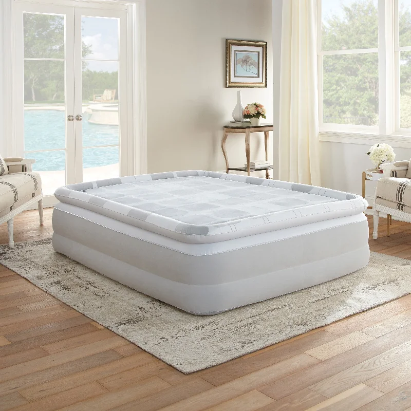 Gel - infused memory foam mattresses for cooler sleepBeautyrest Memory Elite 18" Queen Air Mattress with Memory Foam Gel - infused memory foam mattresses for cooler sleepBeautyrest Memory Elite 18" Queen Air Mattress with Memory Foam