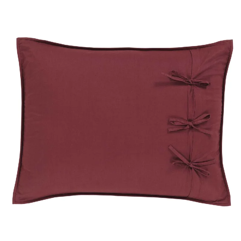 Queen - size bed skirts with ruffled edgesNinepatch Star Standard Sham 21x27