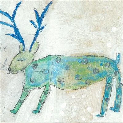 Gel - infused memory foam mattresses for cooler sleepART PRINT - ELK