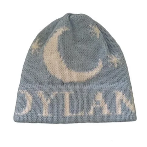 Innerspring mattresses with coil counts for supportMoon & Stars Personalized Knit Hat
