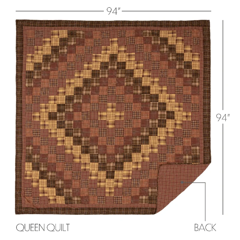 Bed skirts with a country - style patternPrescott Queen Quilt 94Wx94L