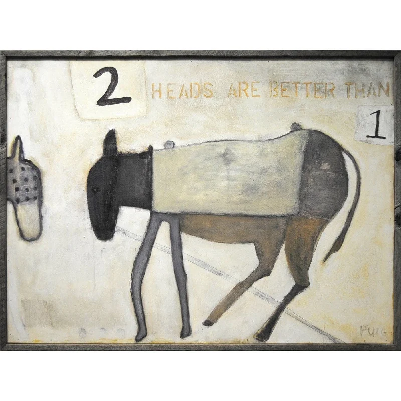 Innerspring mattresses with coil counts for supportART PRINT - Two Heads are Better Than One Innerspring mattresses with coil counts for supportART PRINT - Two Heads are Better Than One