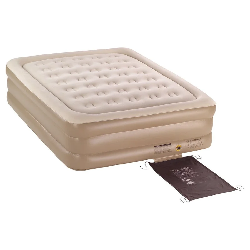 Gel - infused memory foam mattresses for cooler sleepColeman Queen-size Double High Quickbed Air Bed with 120V Pump Gel - infused memory foam mattresses for cooler sleepColeman Queen-size Double High Quickbed Air Bed with 120V Pump