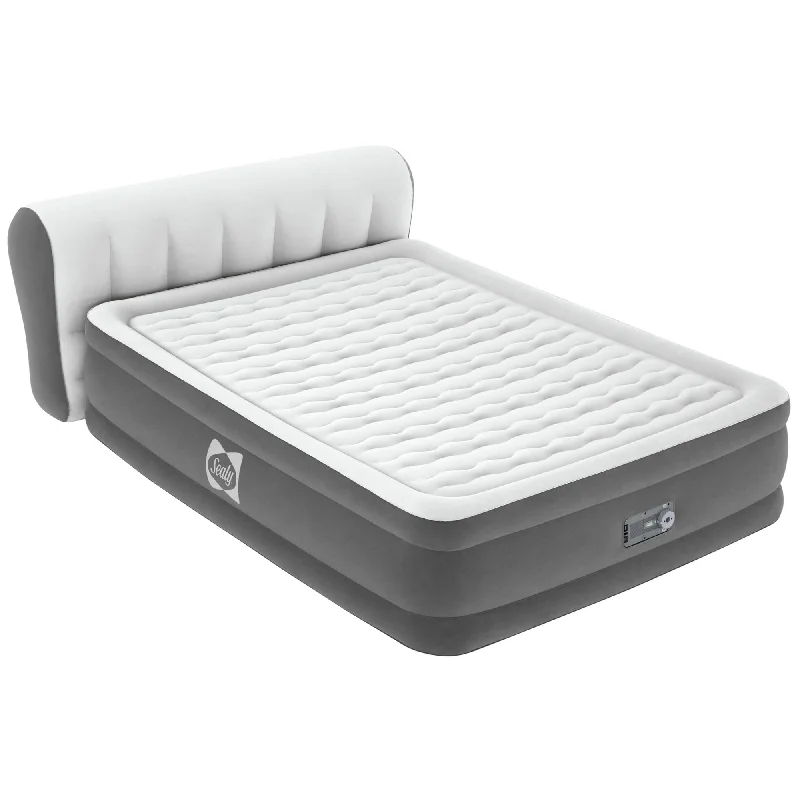 Bamboo - charcoal infused mattresses for odor absorptionSEALY Tritech Airbed Queen 31" Headboard Built-in AC pump Bamboo - charcoal infused mattresses for odor absorptionSEALY Tritech Airbed Queen 31" Headboard Built-in AC pump