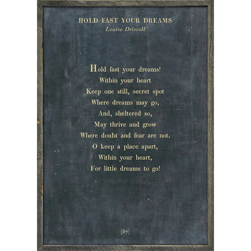 Latex mattresses with natural bounce and breathabilityHold Fast Your Dreams - Poetry Collection Art Print Latex mattresses with natural bounce and breathabilityHold Fast Your Dreams - Poetry Collection Art Print