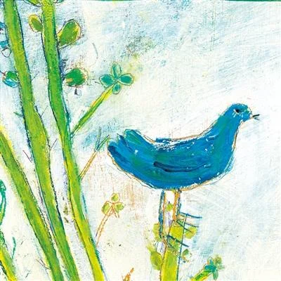 Organic cotton mattresses for a chemical - free sleep surfaceART PRINT - BLUE BIRD RIGHT