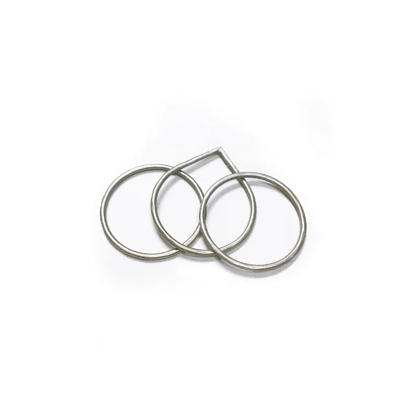 Hybrid mattresses combining foam and innerspring technologyAria RING SET #3 - SET OF 3
