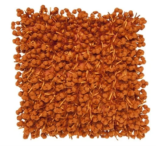Feather Pillows for a Luxurious SleepPompom Woven Orange Pillow