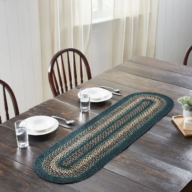 Bed skirts with a mermaid - themed printPine Grove Jute Oval Runner 13x48