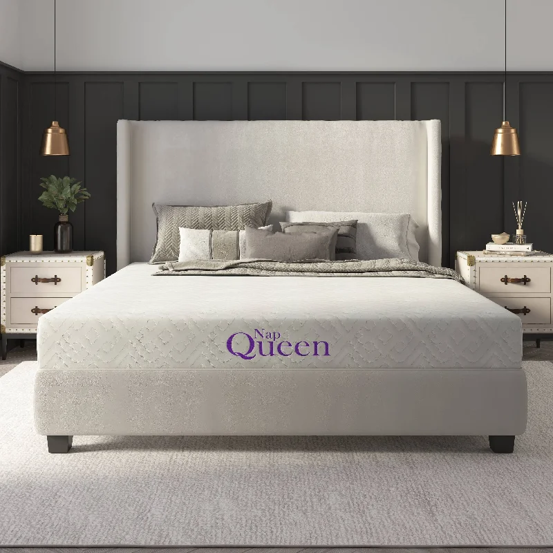 Organic cotton mattresses for a chemical - free sleep surfaceNapQueen Elizabeth 8" Cooling Gel Memory Foam Mattress Organic cotton mattresses for a chemical - free sleep surfaceNapQueen Elizabeth 8" Cooling Gel Memory Foam Mattress