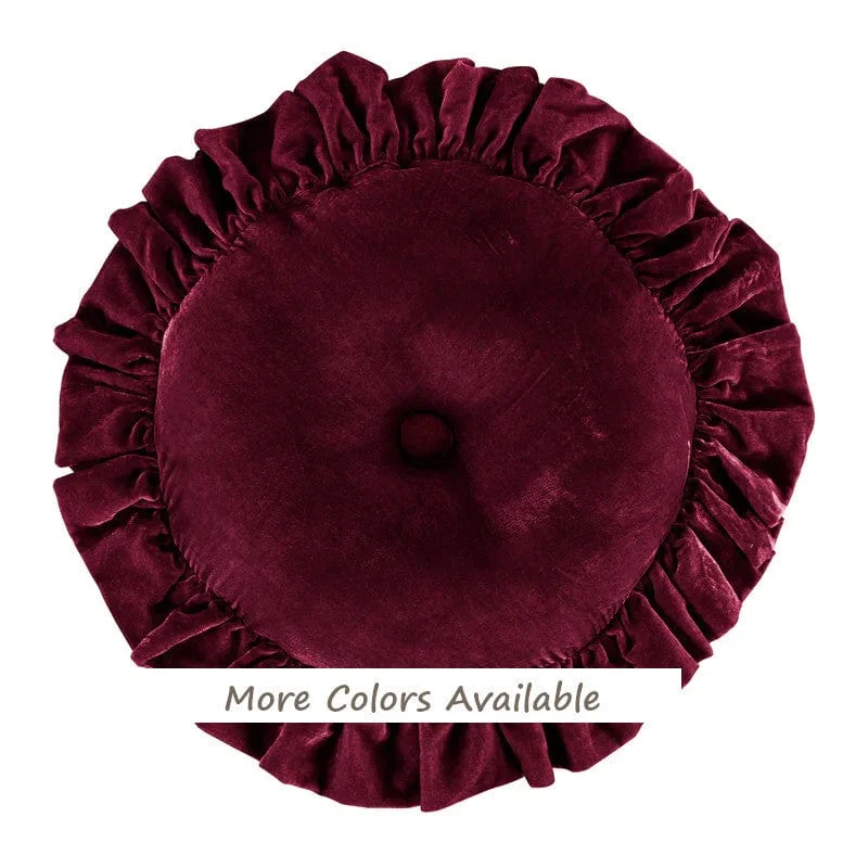 Hypoallergenic Pillows for Allergy SufferersStella Round Ruffled Pillow