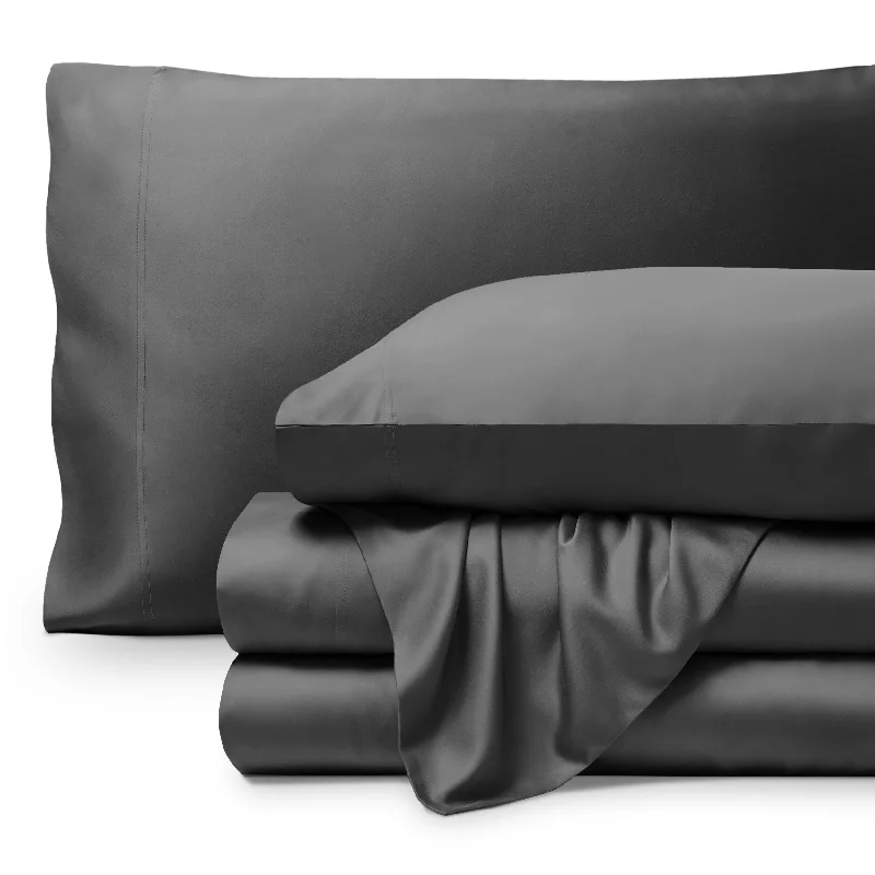 Moisture - Wicking Cotton Sheets for a Dry and Comfortable SleepBare Home Rayon from Bamboo Sheet Set - Deep Pocket - Breathable