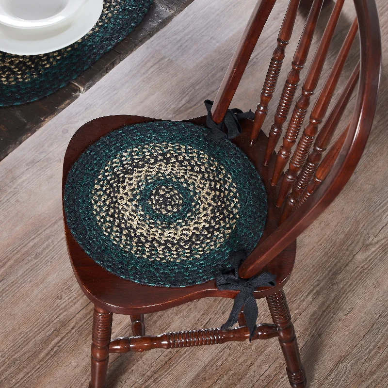 Bed skirts with a contemporary stylePine Grove Jute Chair Pad 15 inch Diameter