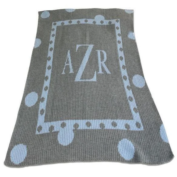 Queen - size mattresses for couples and standard bedroomsLarge Polka Dot Monogram Personalized Stroller Blanket or Baby Blanket Queen - size mattresses for couples and standard bedroomsLarge Polka Dot Monogram Personalized Stroller Blanket or Baby Blanket