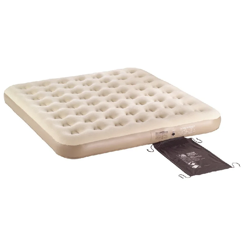 Gel - infused memory foam mattresses for cooler sleepColeman King-size Single High Quickbed Air Bed with 4D Pump Gel - infused memory foam mattresses for cooler sleepColeman King-size Single High Quickbed Air Bed with 4D Pump