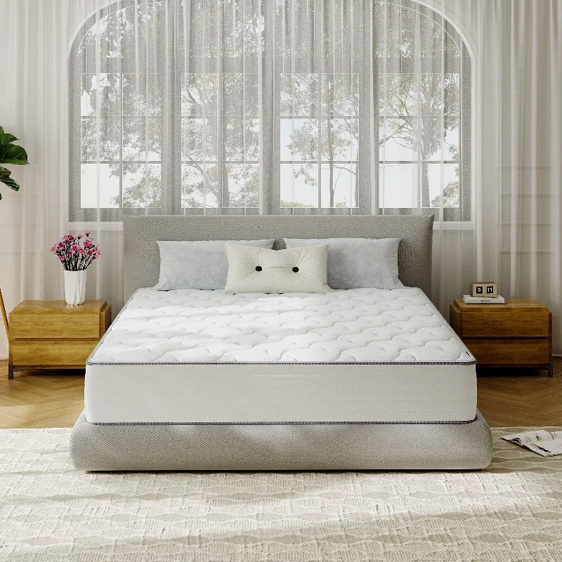 Gel - infused memory foam mattresses for cooler sleepIFLUOUS 8/12 in. Medium Firm Gel-infused Memory Foam Hybrid Mattress Cooling and Breathable with CertiPUR-US, SGS and OEKO-TEX Gel - infused memory foam mattresses for cooler sleepIFLUOUS 8/12 in. Medium Firm Gel-infused Memory Foam Hybrid Mattress Cooling and Breathable with CertiPUR-US, SGS and OEKO-TEX