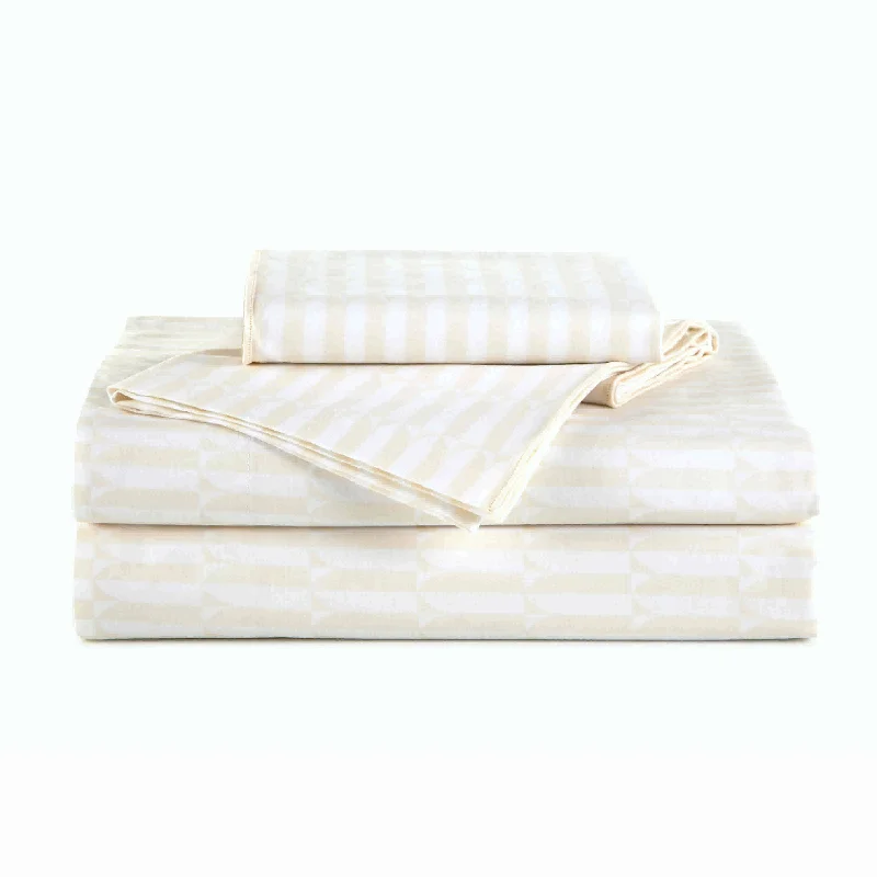Hypoallergenic Silk Sheets for Sensitive SleepersNovogratz by Utica Waverly Tile Soft White Sheet Set