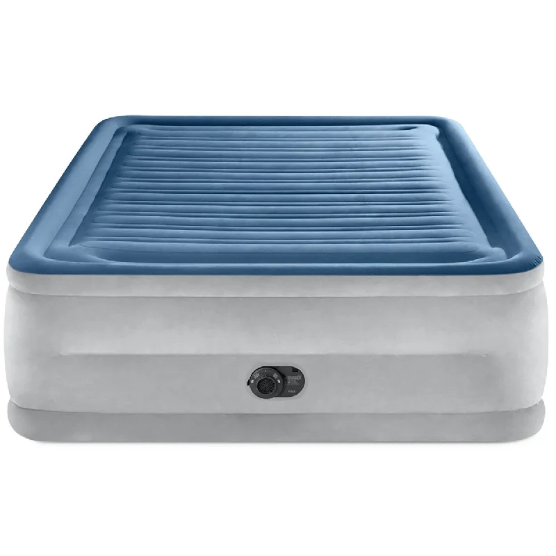 Latex mattresses with natural bounce and breathability22" Dura-Beam Deluxe Comfort-Plush Queen Air Mattress, Blue Latex mattresses with natural bounce and breathability22" Dura-Beam Deluxe Comfort-Plush Queen Air Mattress, Blue