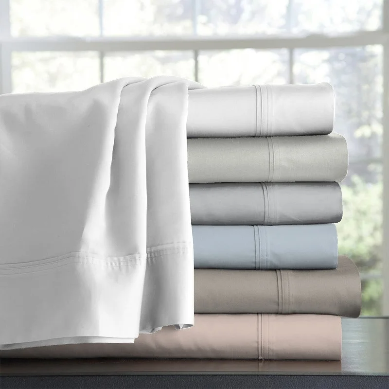Rayon - Cotton Sheets for a Breathable and Soft BlendPurity Home 400TC 100% Cotton Super Soft Silky Sateen Sheet Set