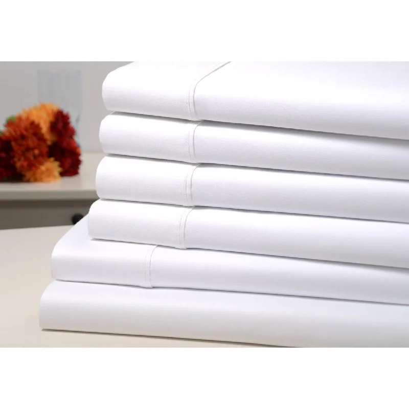 Wrinkle - Free Polyester Sheets for a Low - Maintenance BedKathy Ireland 1500 Thread Count Rayon from Bamboo Cotton 6 pc Sheet Set