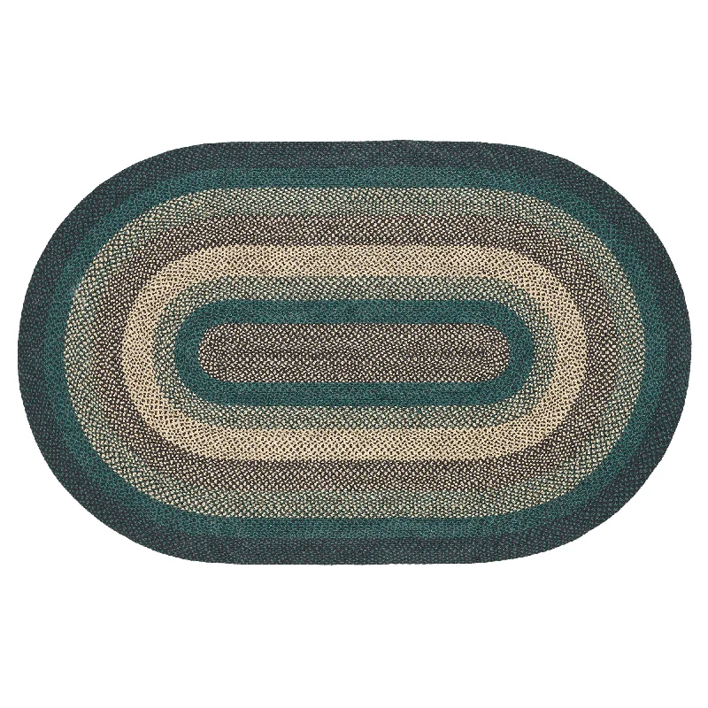 Bed skirts with a bohemian - inspired patternPine Grove Jute Rug Oval w/ Pad 60x96