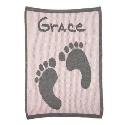 Wool - filled mattresses for natural insulation and moisture - wickingBaby Footprint & Name Personalized Stroller Blanket or Baby Blanket Wool - filled mattresses for natural insulation and moisture - wickingBaby Footprint & Name Personalized Stroller Blanket or Baby Blanket