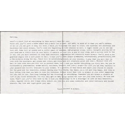 Queen - size mattresses for couples and standard bedroomsART PRINT - CAMP LETTER