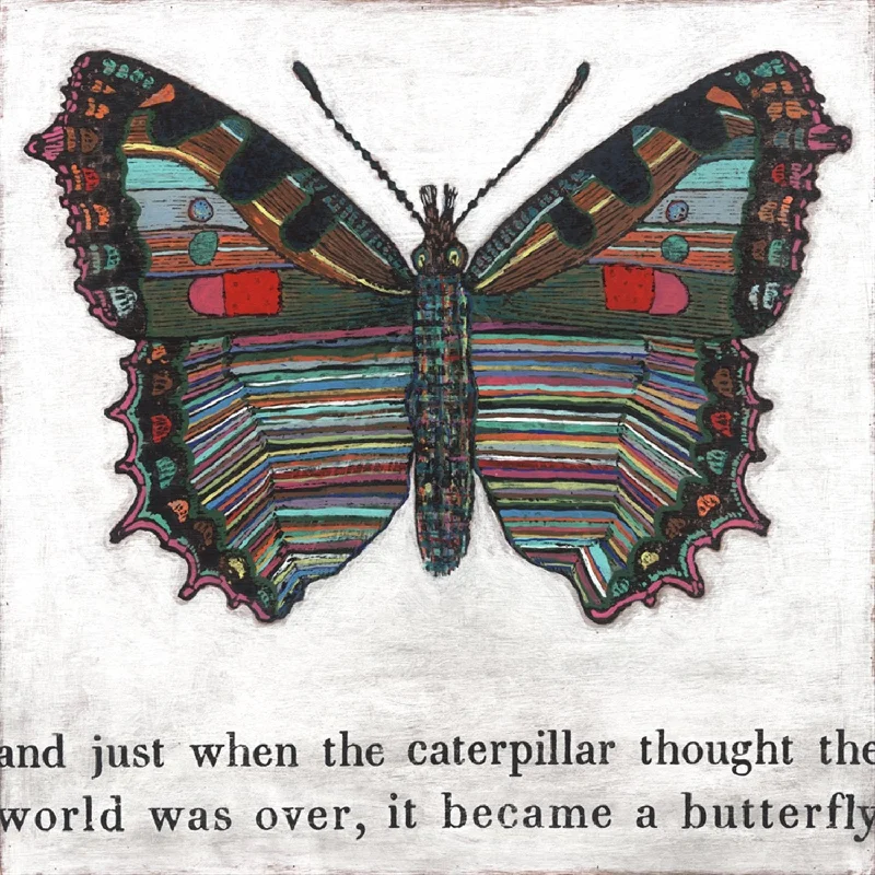 Gel - infused memory foam mattresses for cooler sleepART PRINT - Butterfly