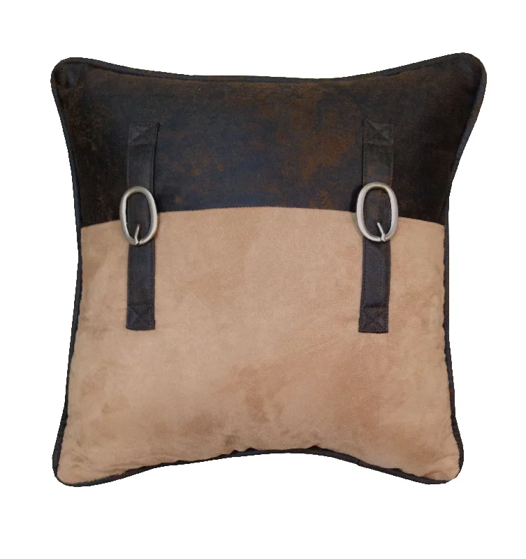 Plush Pillows for a Cozy BedHiEnd Accents Saddle Bag Pillow