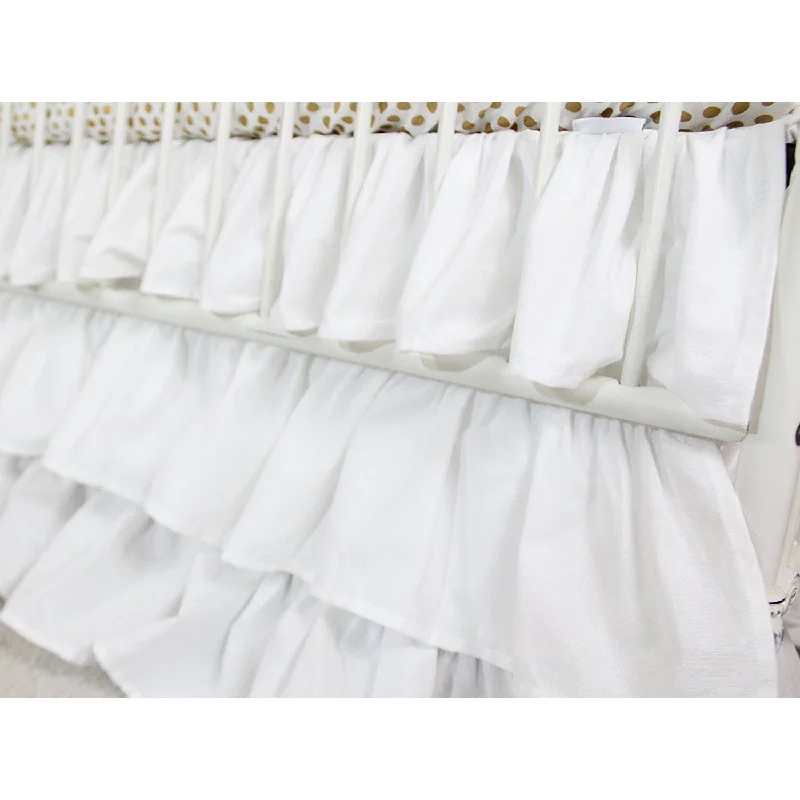 Latex mattresses with natural bounce and breathabilityWaterfall Ruffle 3 Tier Skirt | White Cloud Nursery Latex mattresses with natural bounce and breathabilityWaterfall Ruffle 3 Tier Skirt | White Cloud Nursery