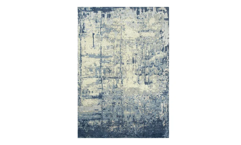 Latex mattresses with natural bounce and breathabilityImpressions Blue 8x10 Rug