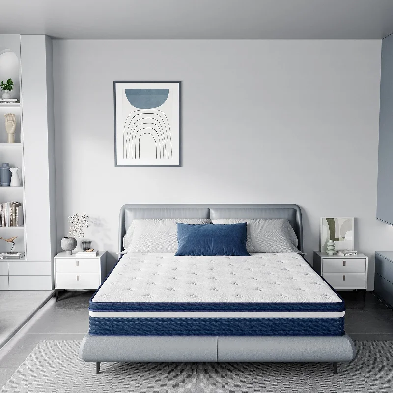 Memory foam mattresses for pressure relief and contouringIFLUOUS 10in. Innerspring Hybrid Pressure Relief and Cooling Plush Mattress with CertiPUR-US, SGS and OEKO-TEX Certified Memory foam mattresses for pressure relief and contouringIFLUOUS 10in. Innerspring Hybrid Pressure Relief and Cooling Plush Mattress with CertiPUR-US, SGS and OEKO-TEX Certified