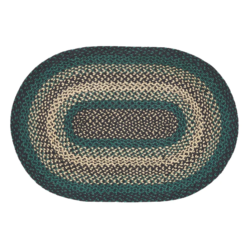 Bed skirts with a ruffled tiered designPine Grove Jute Rug Oval w/ Pad 24x36