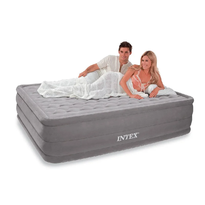 Gel - infused memory foam mattresses for cooler sleepIntex Ultra Plush Queen-size Air Bed Gel - infused memory foam mattresses for cooler sleepIntex Ultra Plush Queen-size Air Bed