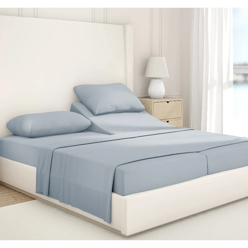 Quilted Cotton Sheets for a Warm and Inviting BedLuxury Sheets For Split King Adjustable Bed, Soft 100% Cotton 500 Thread Count, Snug Fit, 5Pc Set With 2 Twin-Xl Fitted Sheets Quilted Cotton Sheets for a Warm and Inviting BedLuxury Sheets For Split King Adjustable Bed, Soft 100% Cotton 500 Thread Count, Snug Fit, 5Pc Set With 2 Twin-Xl Fitted Sheets