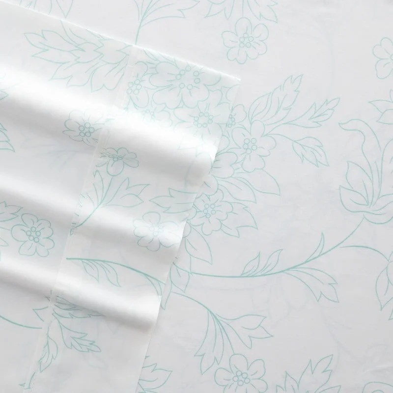 King - Size Sheet Sets with a Decorative Pillow SetBecky Cameron 4-piece Deep Pocket Vine Pattern Bed Sheet Set King - Size Sheet Sets with a Decorative Pillow SetBecky Cameron 4-piece Deep Pocket Vine Pattern Bed Sheet Set